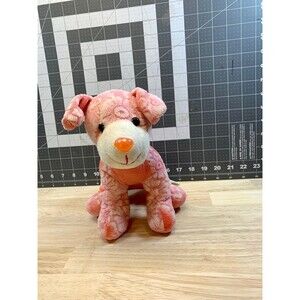 Toys' R Us - Pink Floral Puppy Dog Plush - 2013